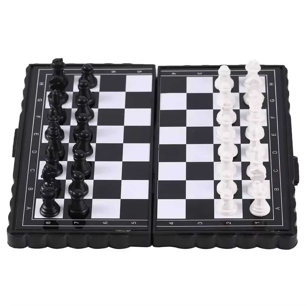 Kids Outdoor Equipment - 1Pc Mini Magnetic Chess Set Folding
