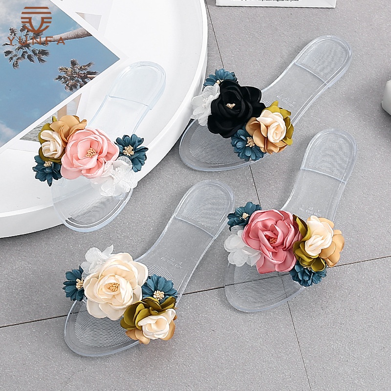 Kids Outdoor Equipment - New Women Flat Jelly Slide Sandals