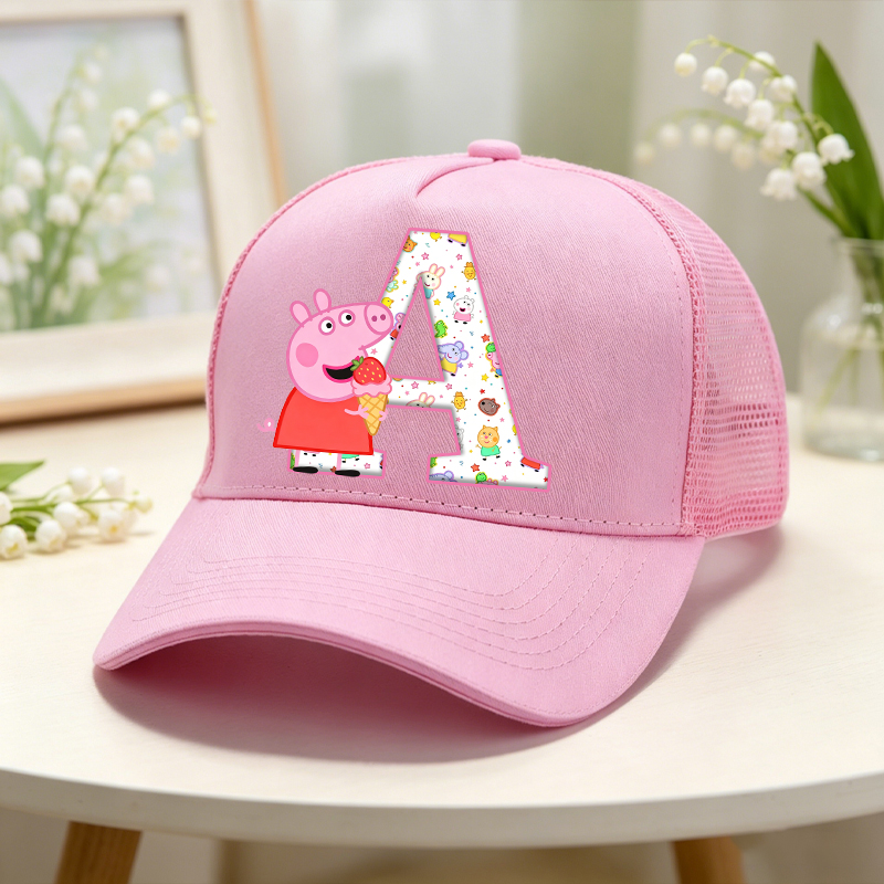 Kids Outdoor Net - Peppas Pig Baseball Cap Girls Women