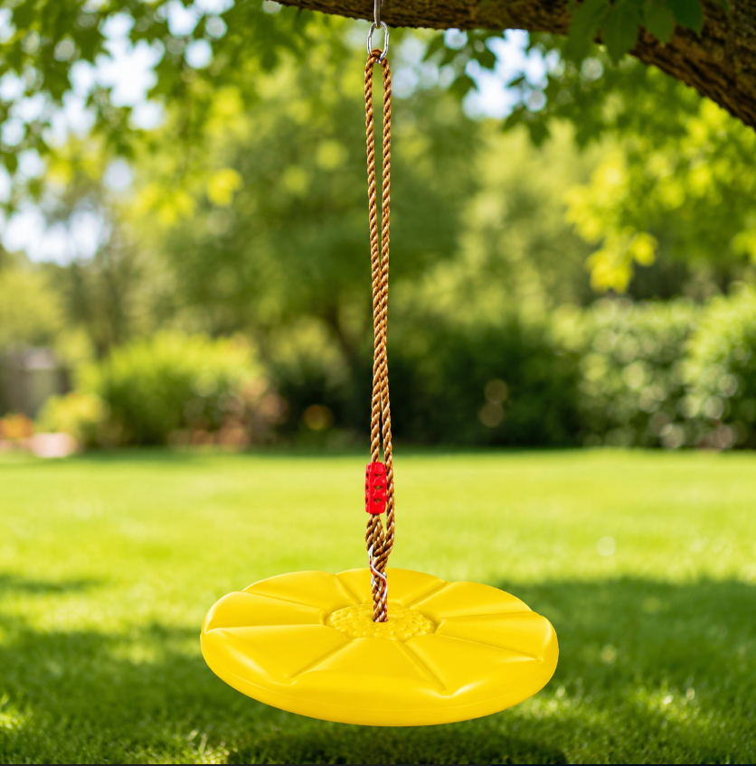 Kids Outdoor Seating - Thickened Octagonal Petal Swing Hanging Swing