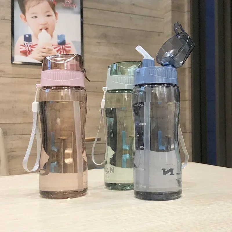Kids Outdoor Gym - 580ml Plastic Water Bottle For Drinking
