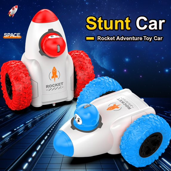 Kids Outdoor Lights - Space Rocket Remote Control Car, 1Pcs