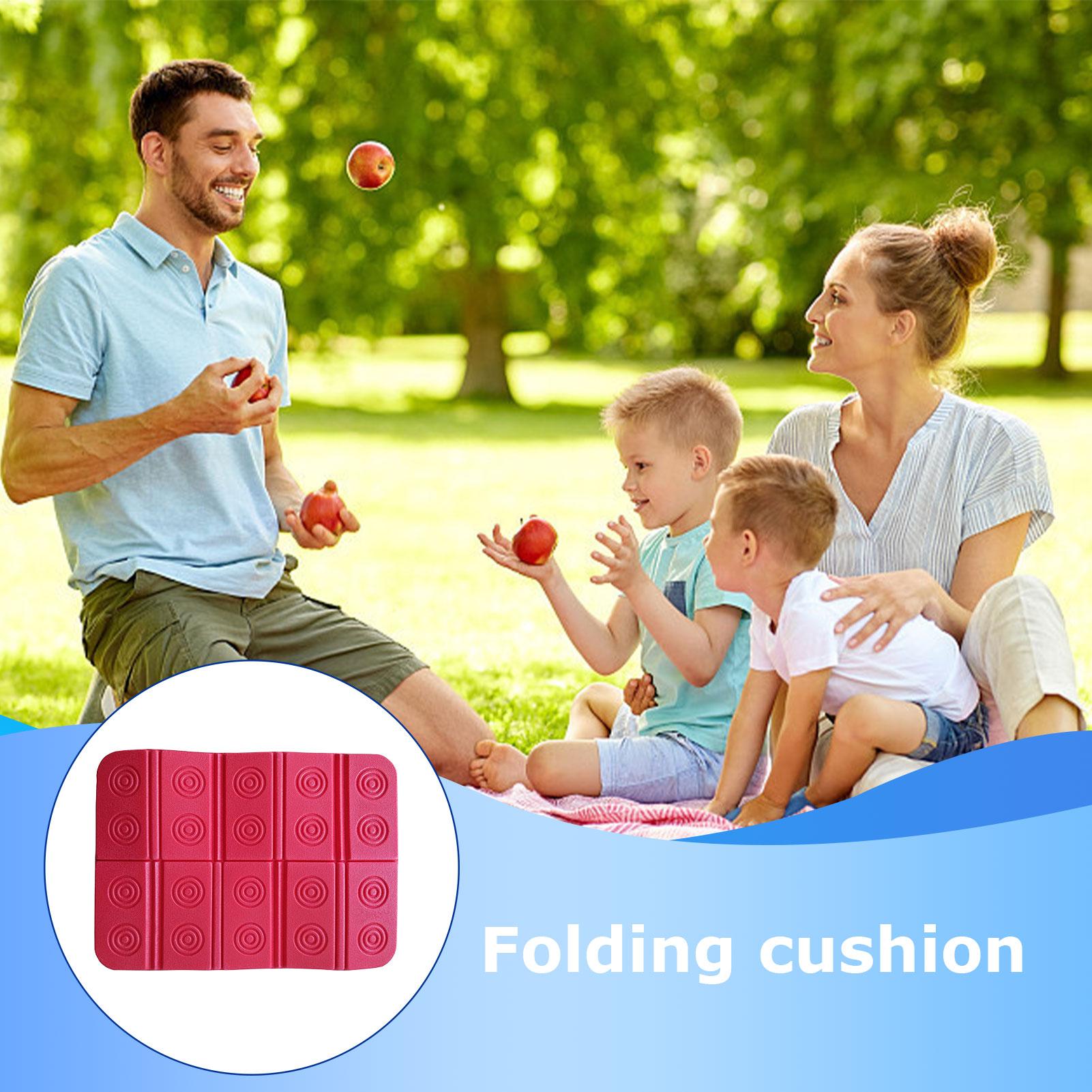 Kids Outdoor Mat - Foldable Outdoor Camping Seat Cushion, Portable