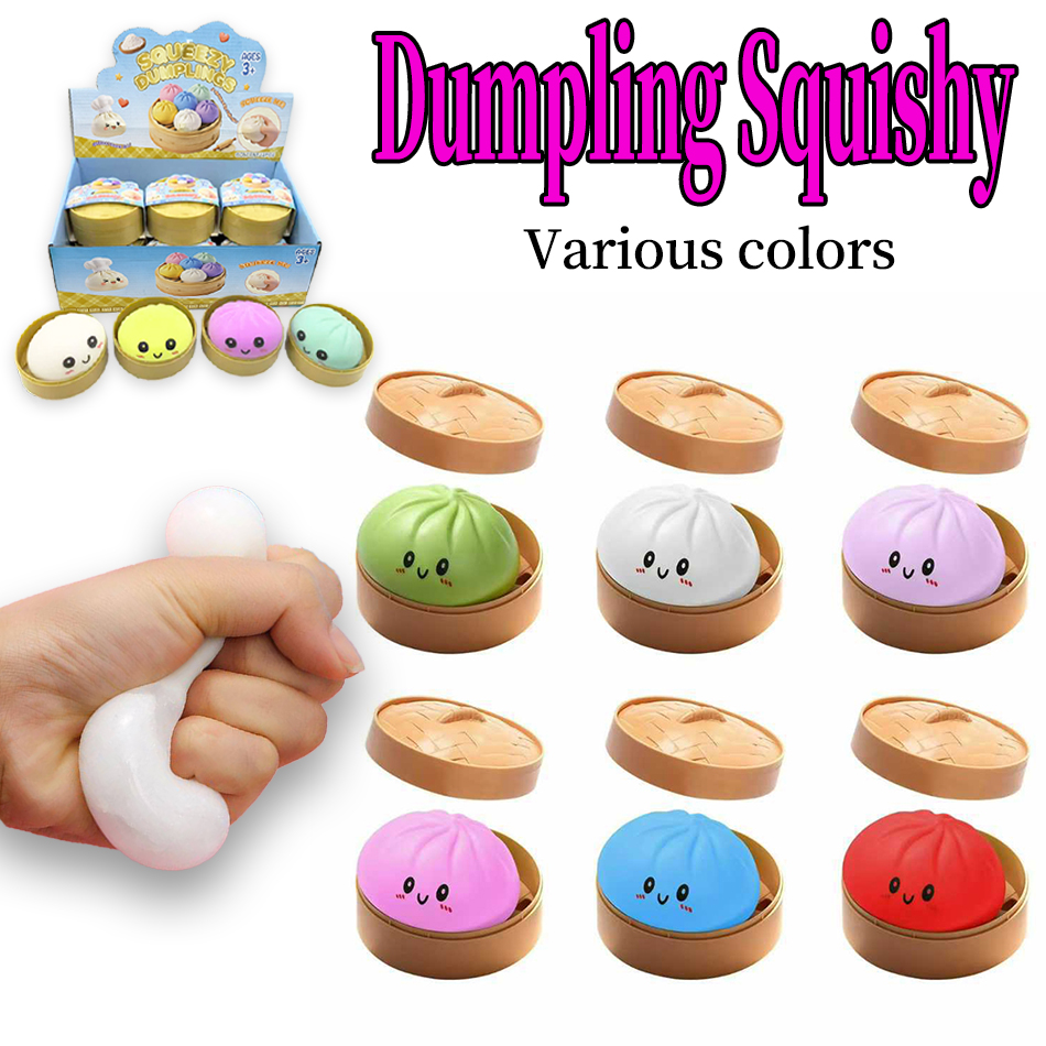 Kids Outdoor Kitchen Set - New Dumpling Squishies Blind Box Soft