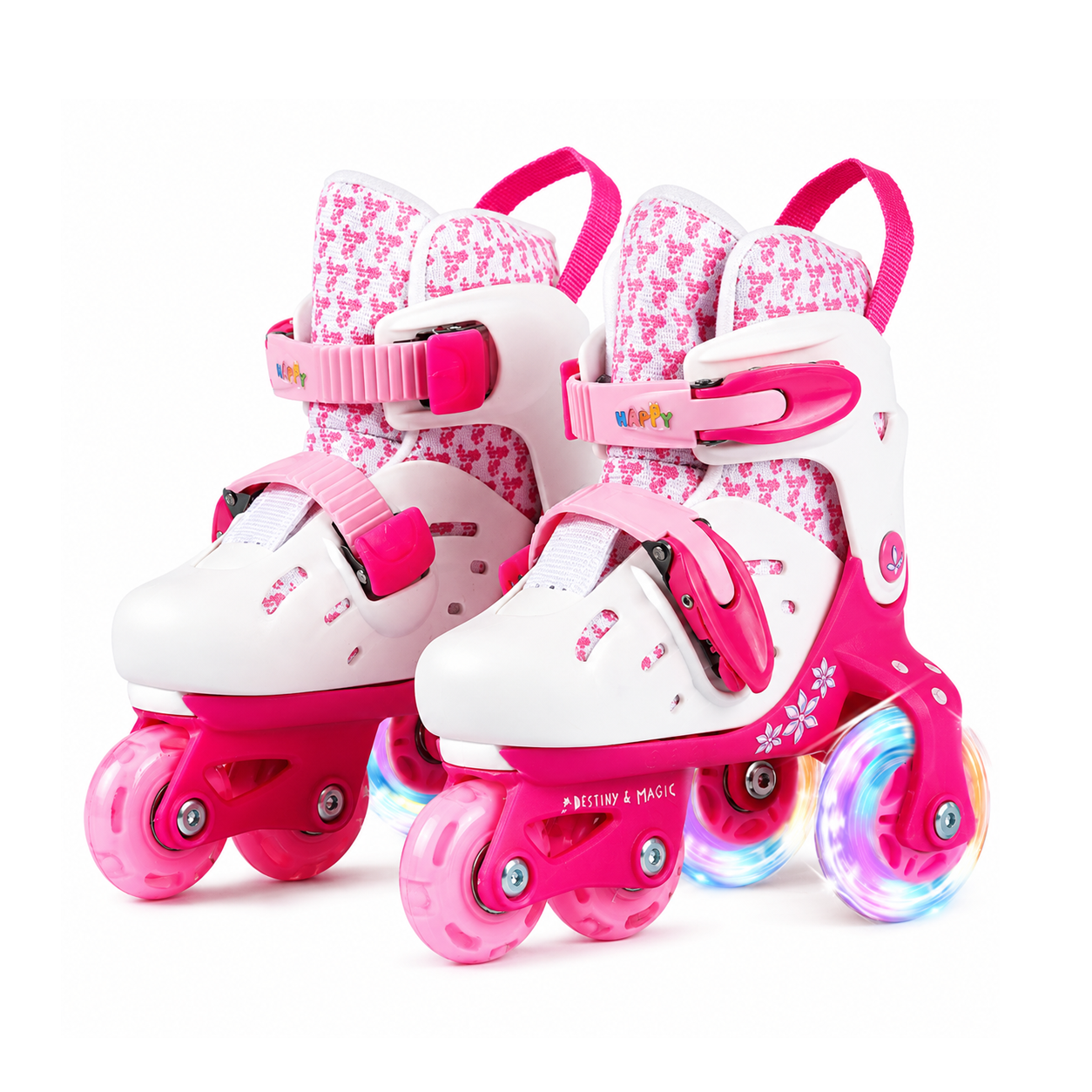 Kids Outdoor Lights - Kids Adjustable Roller Skates Quad Skates
