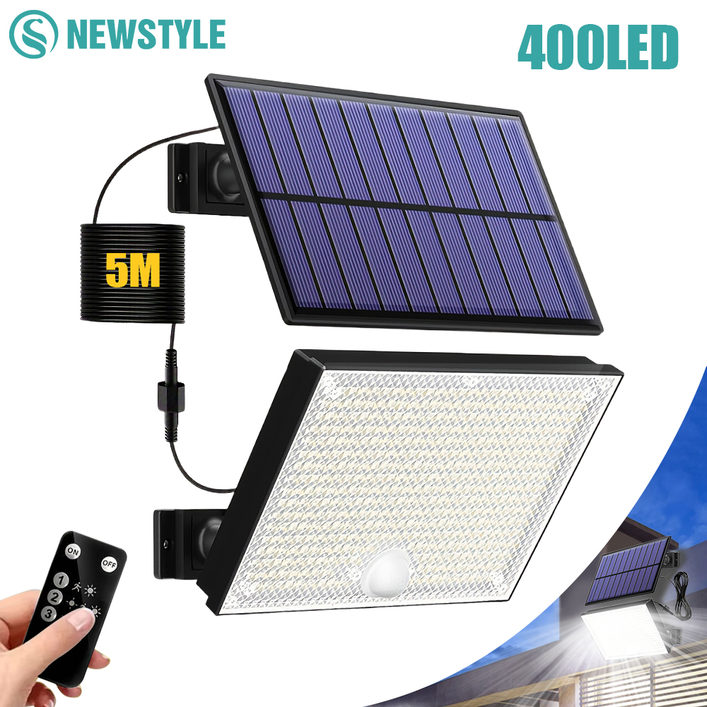 Balance Beam Outdoor - Solar Outdoor Motion Detector Lamp 400LED