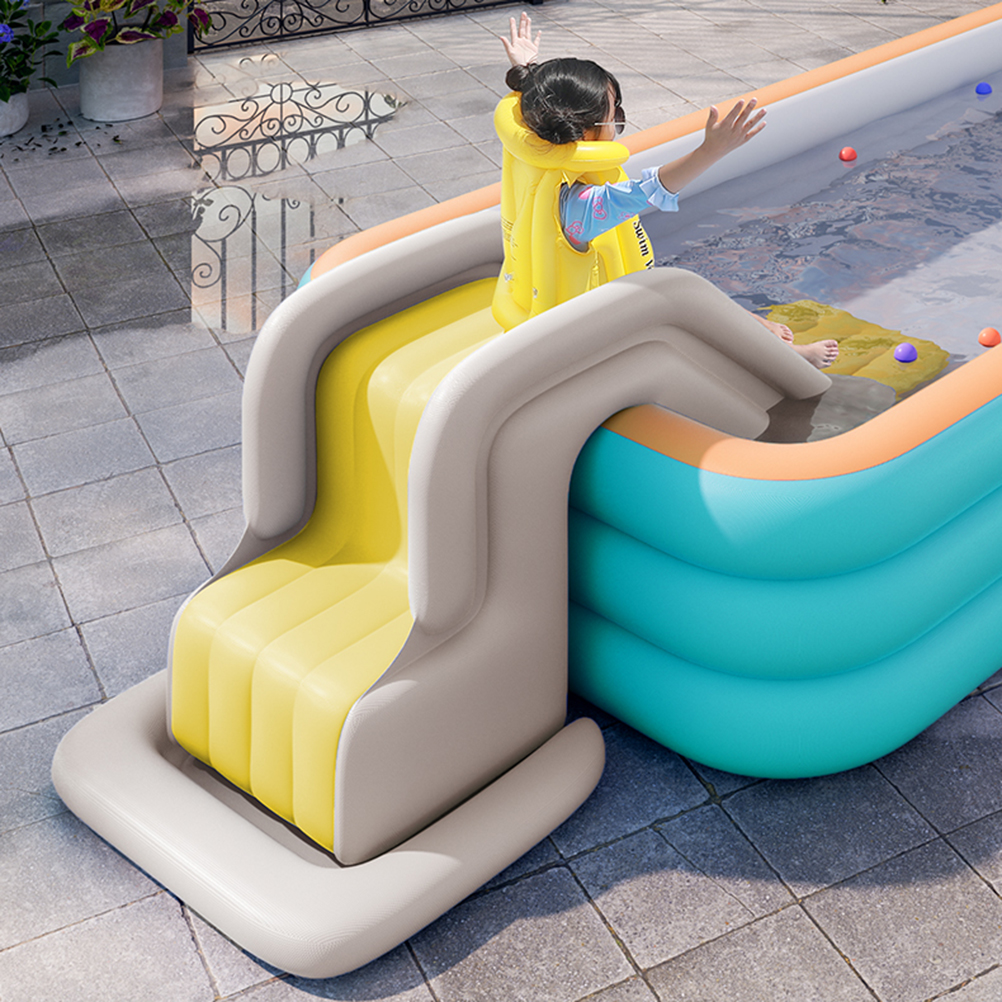 Inflatable Water Slide Compact - Kids Outdoor Water Park recension och pris