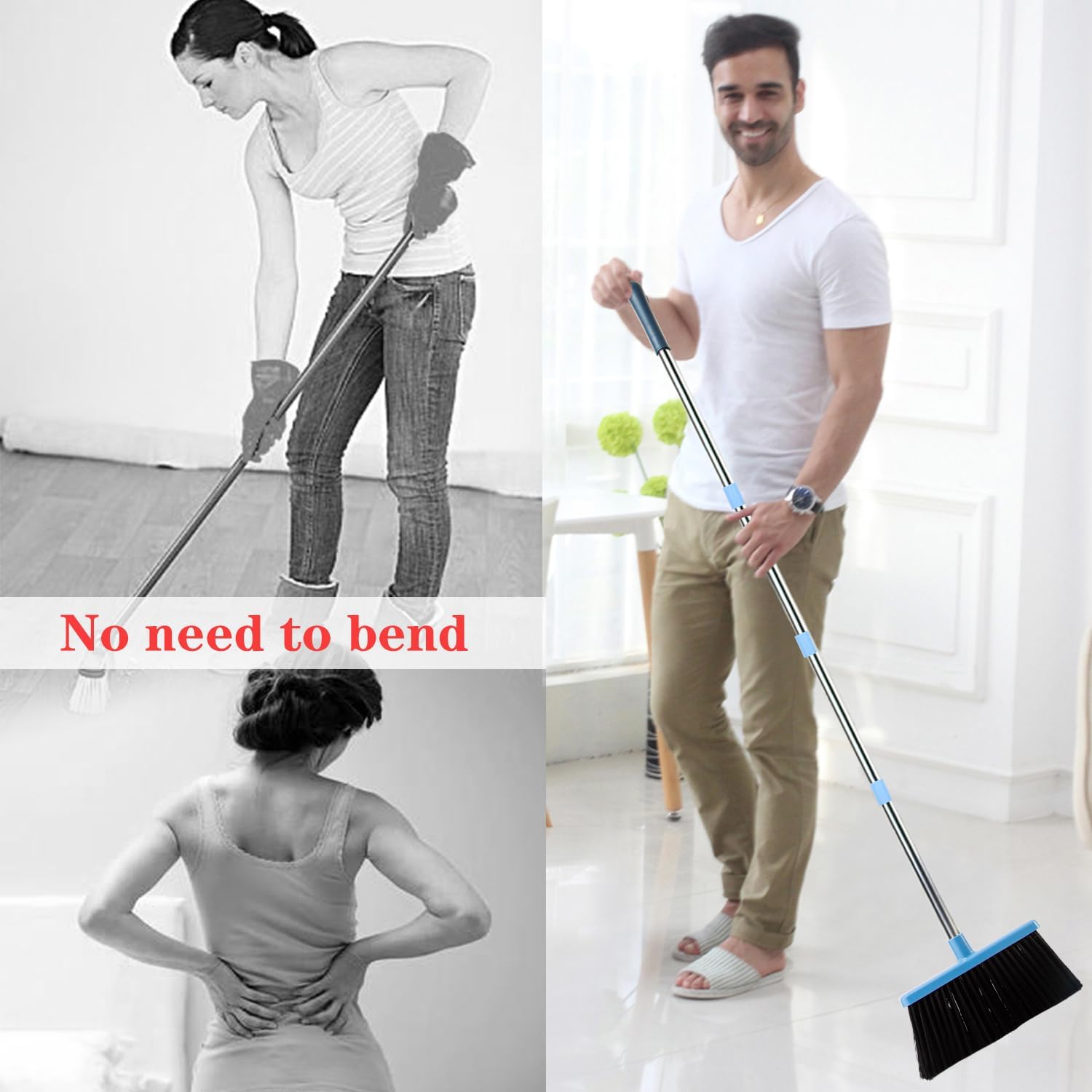 Broom and Dustpan Set for Home - Kids Outdoor Broom recension och pris