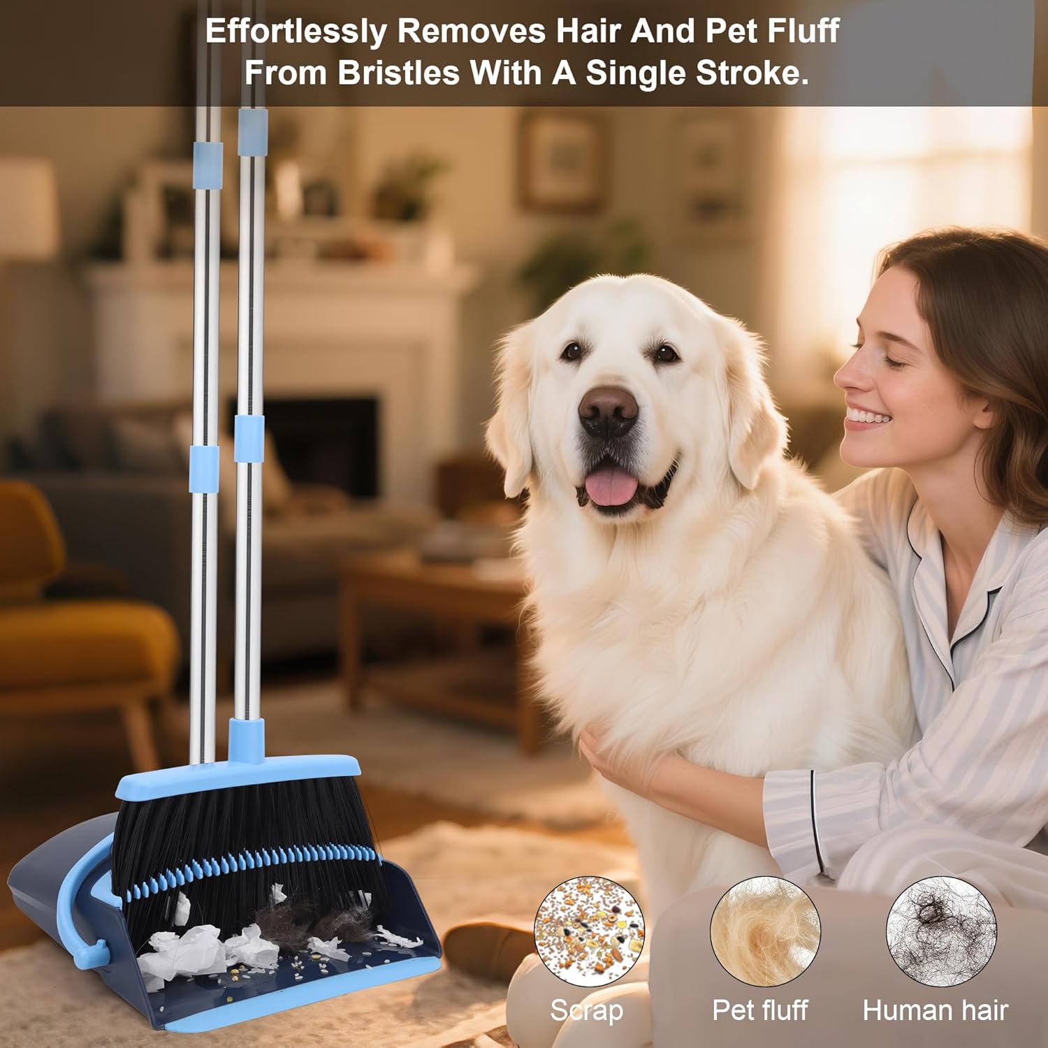 Broom and Dustpan Set for Home - Kids Outdoor Broom recension och pris