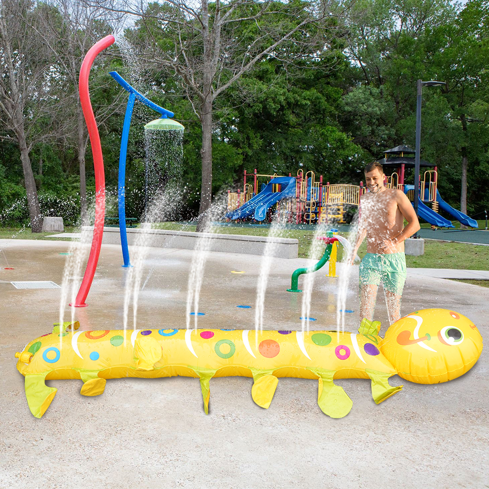 Caterpillar Sprinkler Pad Spla - Kids Outdoor Mat recension och pris