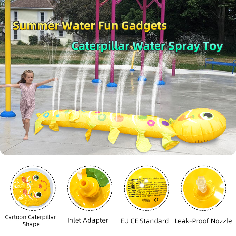 Caterpillar Sprinkler Pad Spla - Kids Outdoor Mat recension och pris