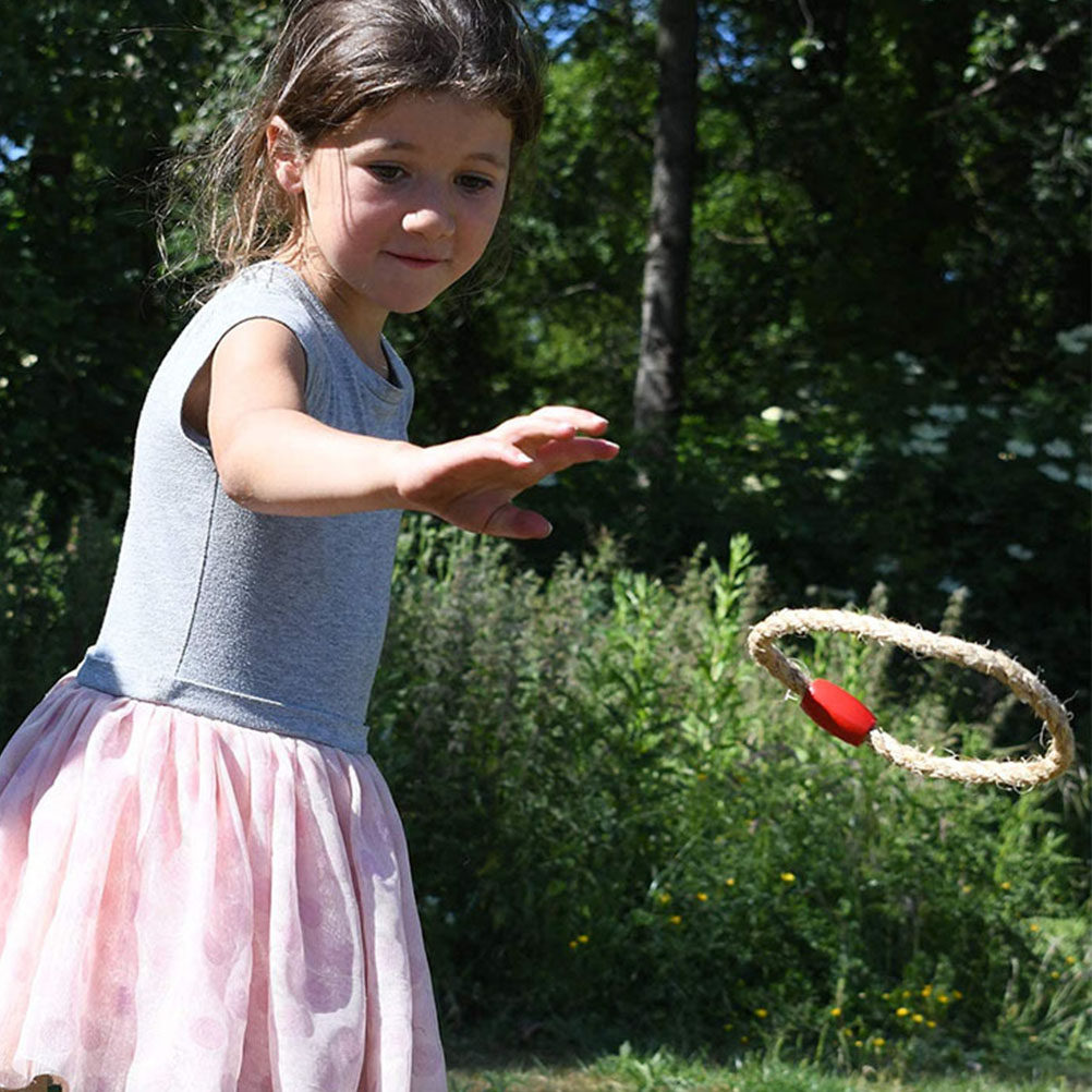 1Set Ring Toss Game Wooden Thr - Kids Outdoor Education recension och pris