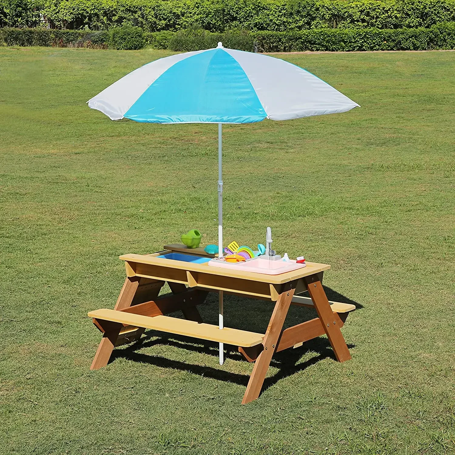 #Kids Picnic Table Outdoor Pat - Kids Outdoor Dining Set recension och pris