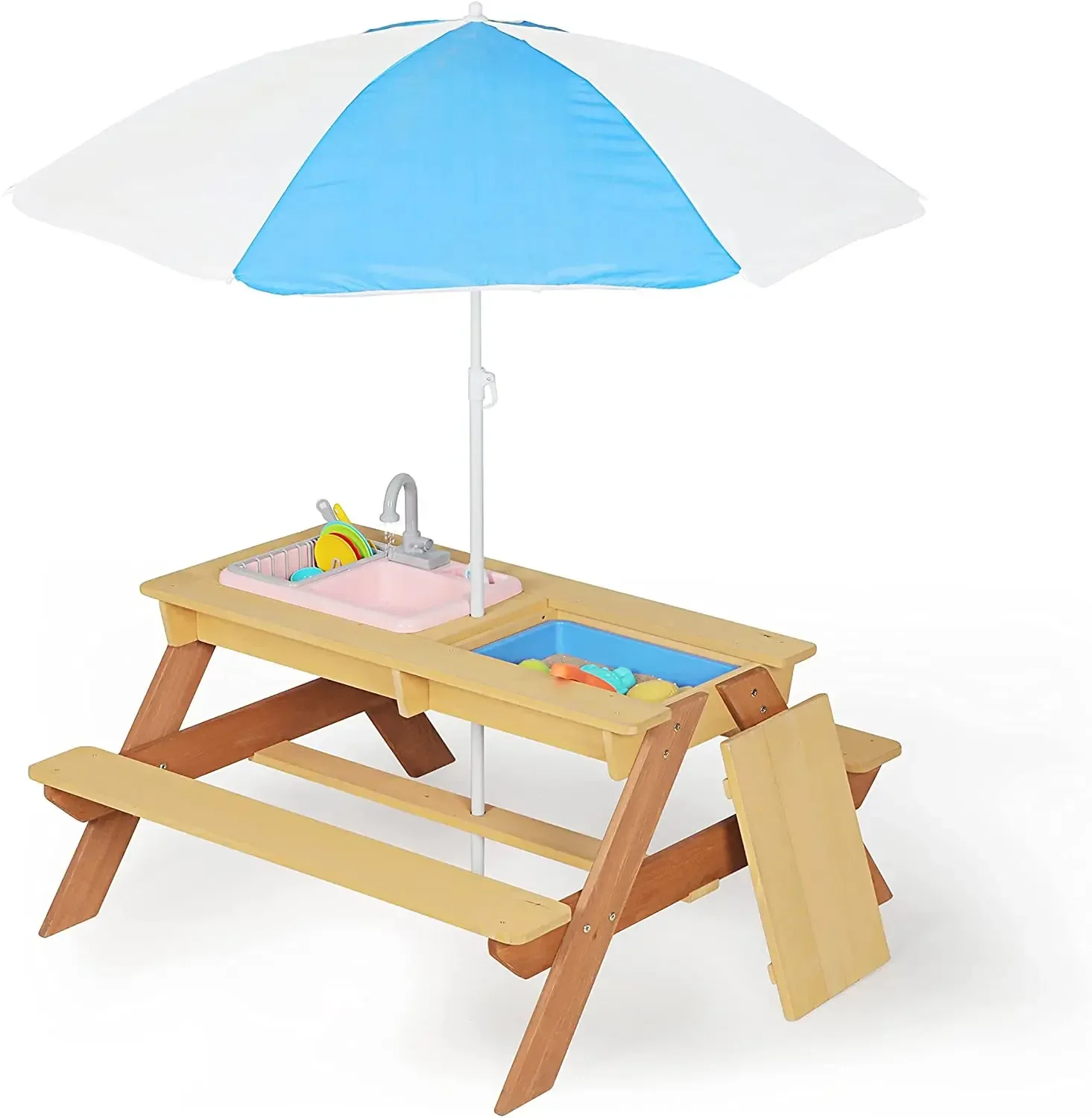 #Kids Picnic Table Outdoor Pat - Kids Outdoor Dining Set recension och pris