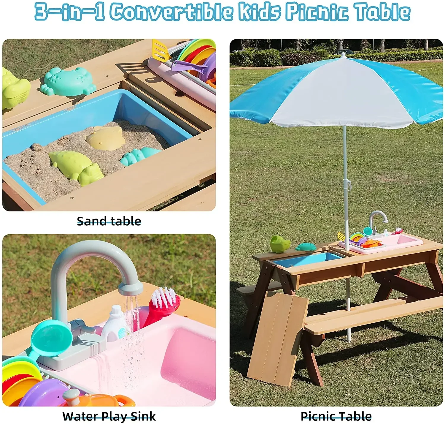 #Kids Picnic Table Outdoor Pat - Kids Outdoor Dining Set recension och pris