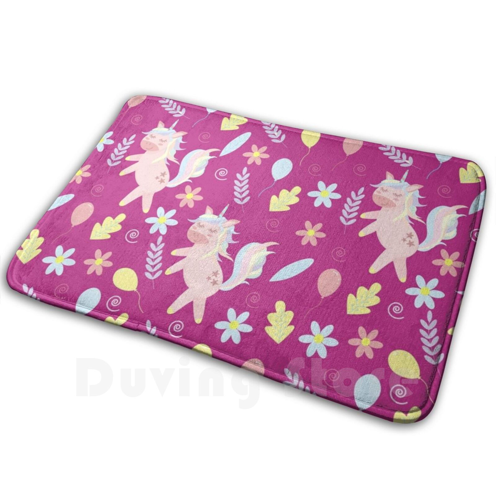Dancing Unicorn Pattern On Bri - Kids Outdoor Floor Cushions recension och pris