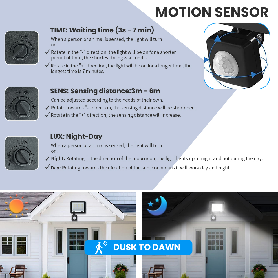 LED Floodlight Motion Sensor A - Balance Beam Outdoor recension och pris