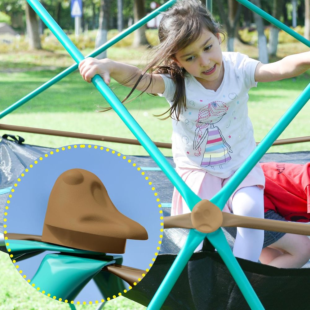 Geometric Dome Climber with Ha - Kids Outdoor Jungle Gym Dome recension och pris