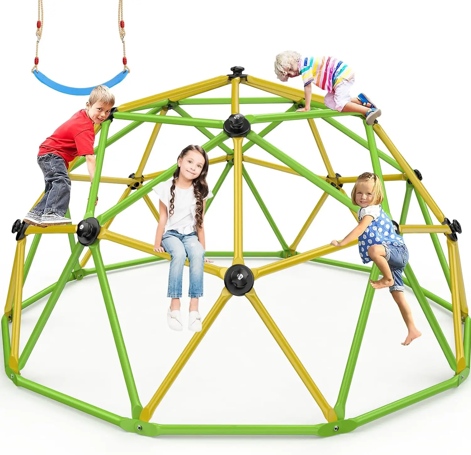 Climbing Dome, 10FT Jungle Gym - Kids Outdoor Jungle Gym Dome recension och pris