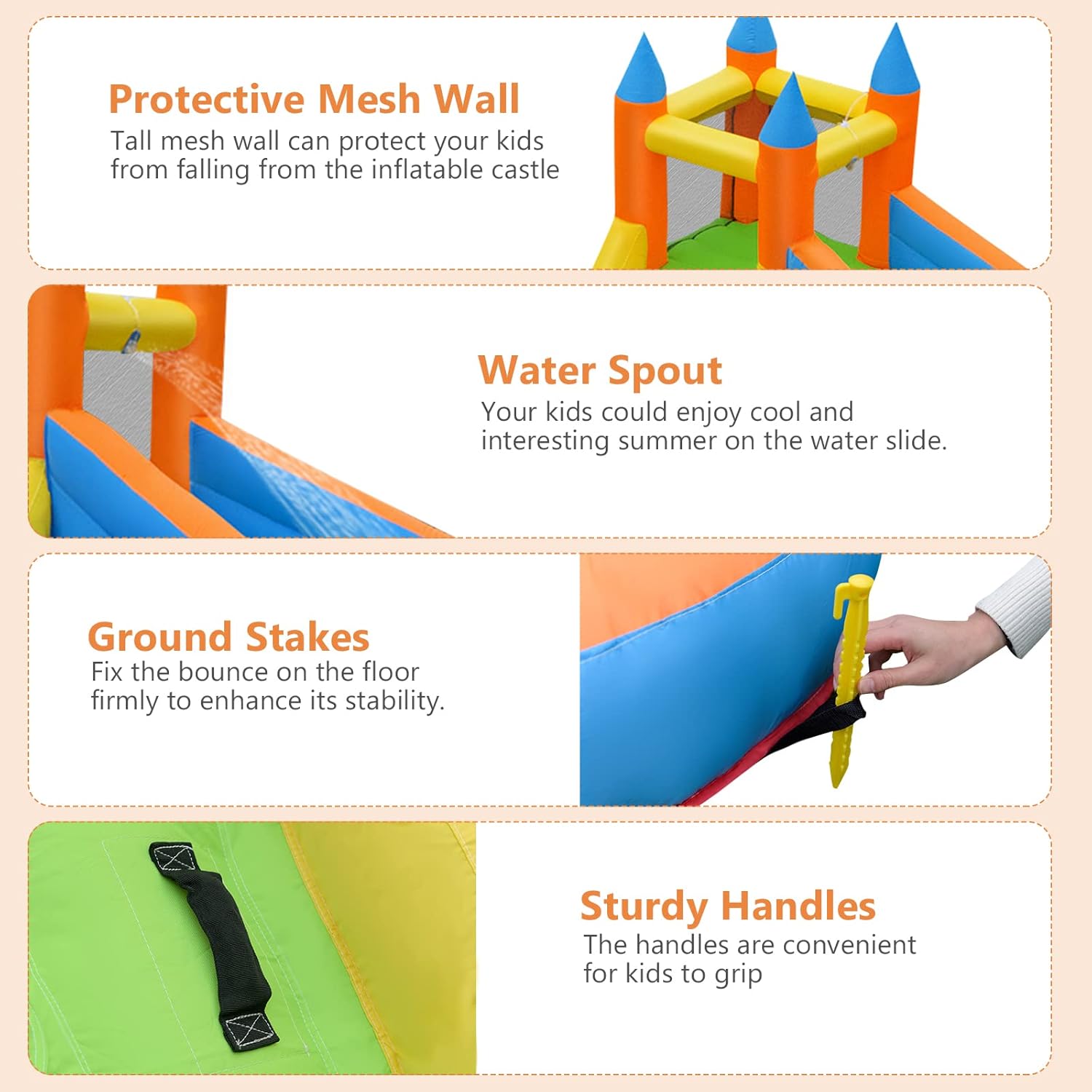 Giant Inflatable Water Park Bo - Kids Outdoor Water Park recension och pris