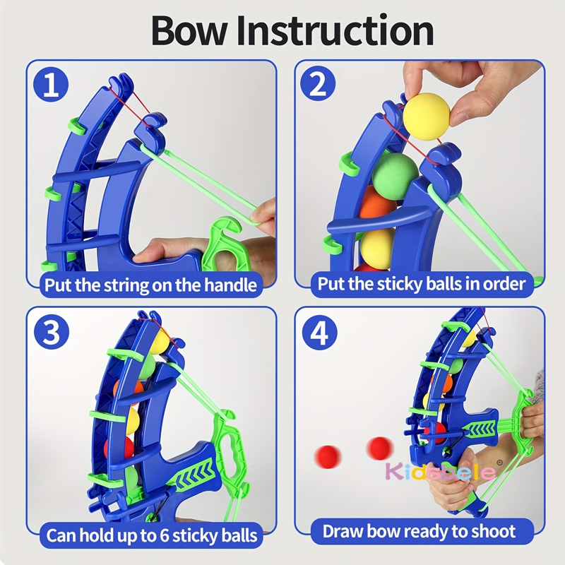 Foam Ball Shooting Toy Bow – S - Kids Outdoor Dome recension och pris