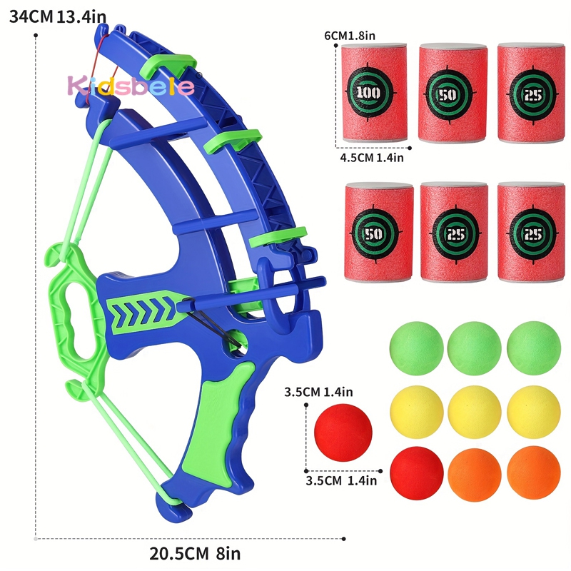 Foam Ball Shooting Toy Bow – S - Kids Outdoor Dome recension och pris