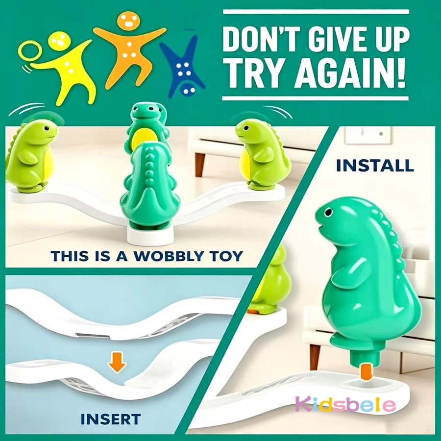Kids Dinosaur Ring Toss Wobbly - Kids Outdoor Education recension och pris