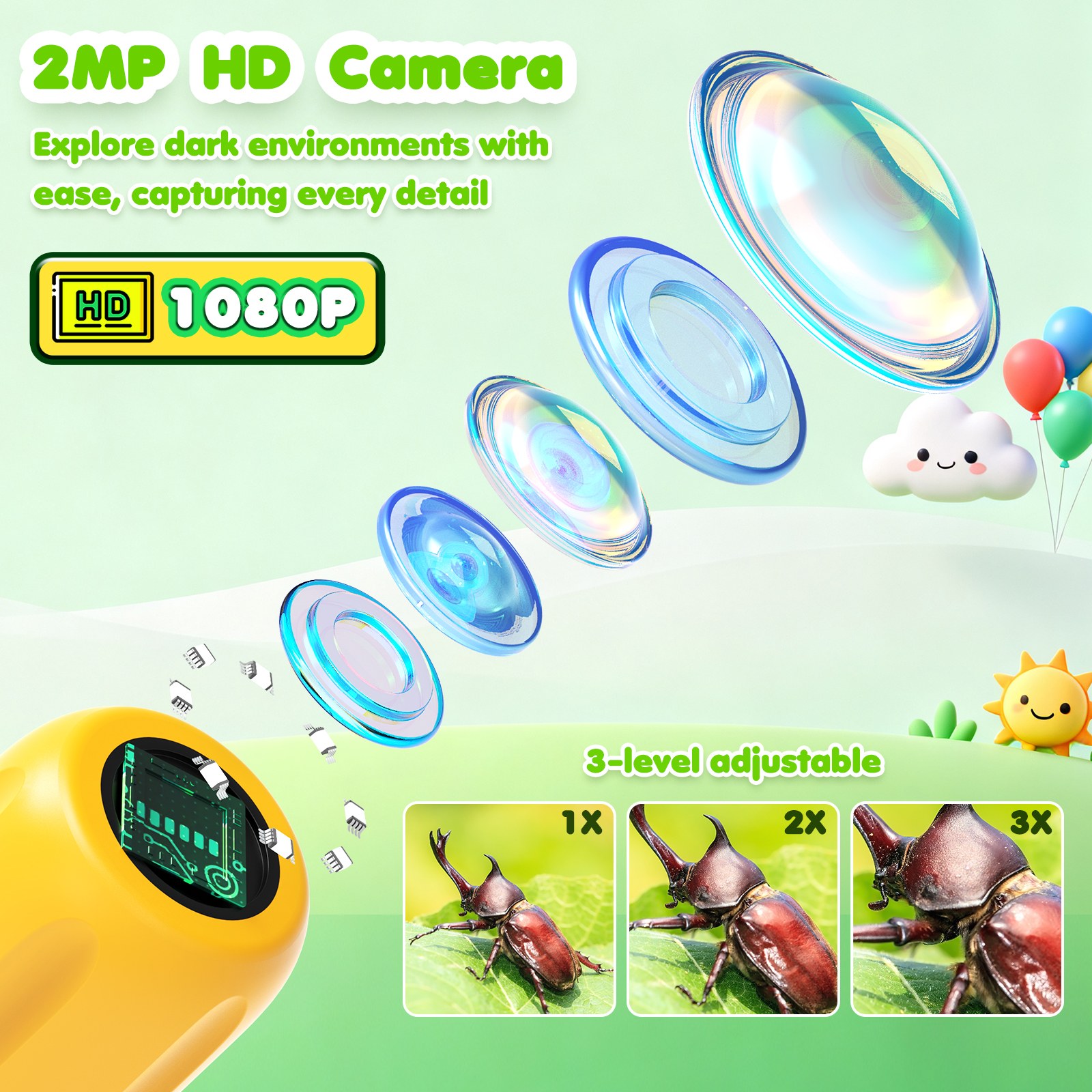 Endoscope for Kid Snake Camera - Kids Outdoor Education recension och pris