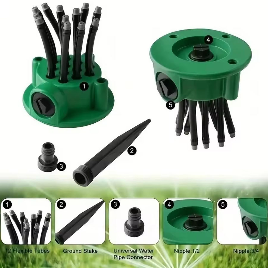 360° Automatic Rotating Garden - Kids Outdoor Water Sprinkler recension och pris