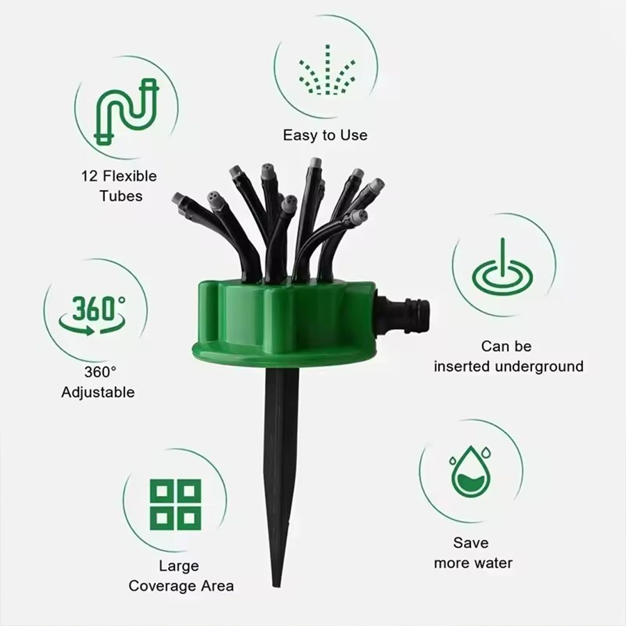 360° Automatic Rotating Garden - Kids Outdoor Water Sprinkler recension och pris
