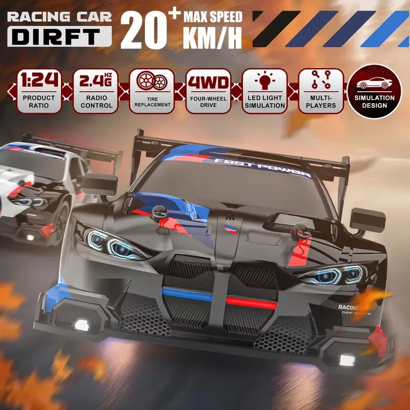 1/24 RC Car Simulation 4x4 Rac - Outdoor Kids In An Indoor World recension och pris