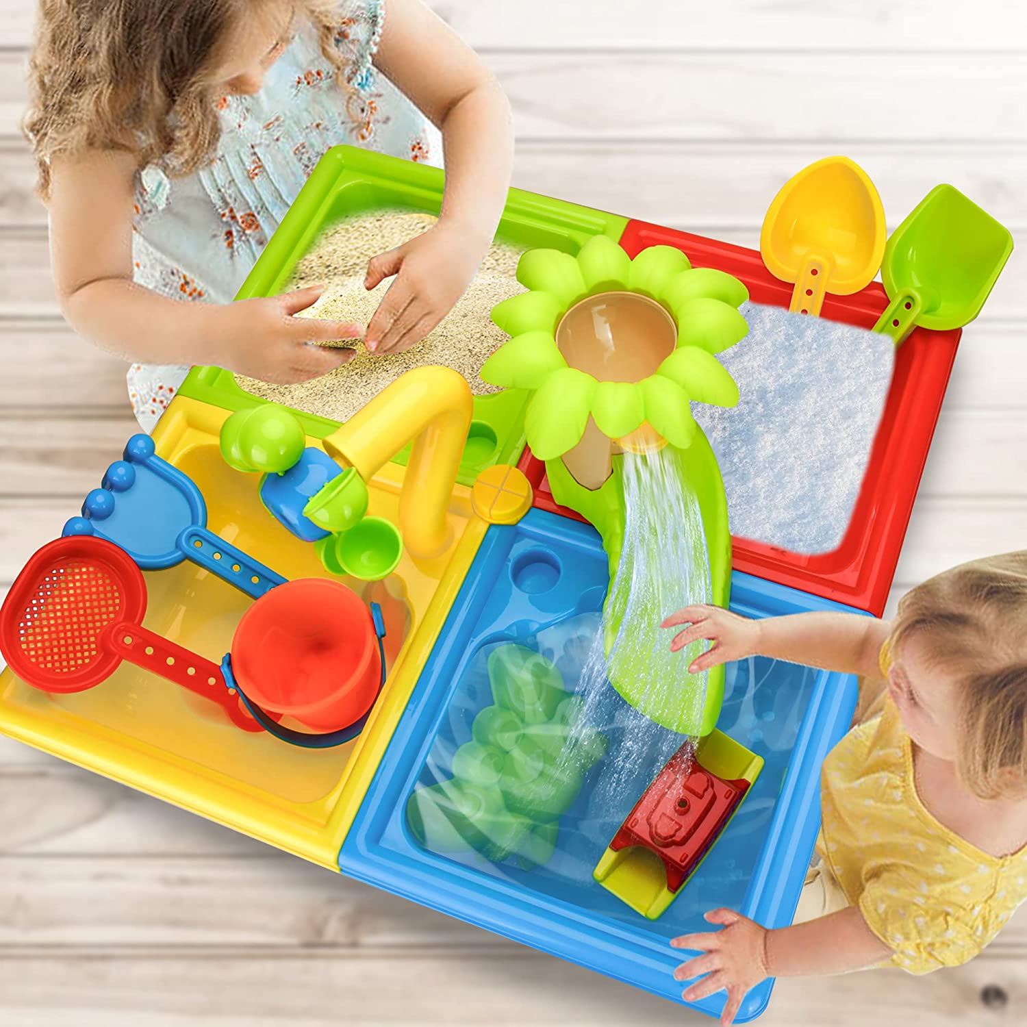 Beach Table Sand Play Toys Chi - Kids Outdoor Clubhouse recension och pris