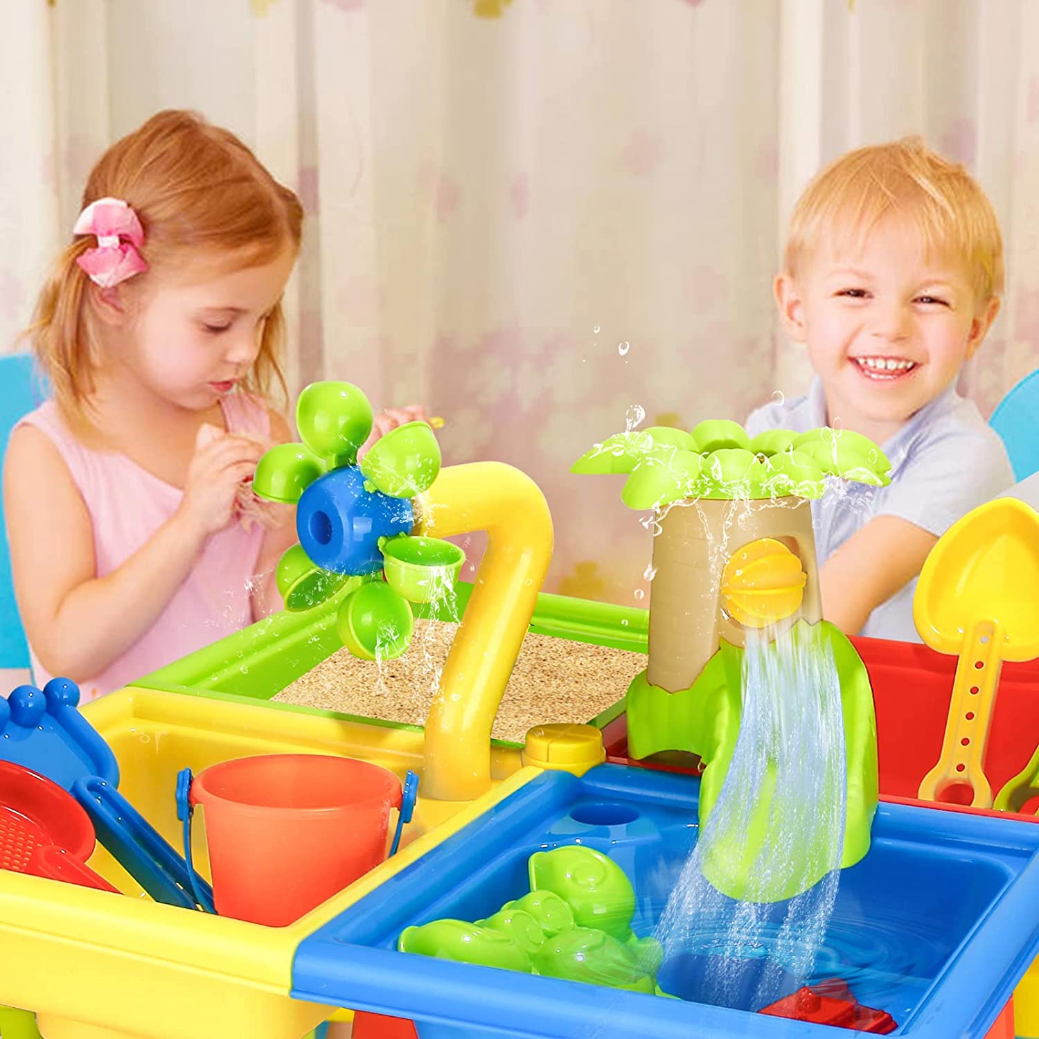Beach Table Sand Play Toys Chi - Kids Outdoor Clubhouse recension och pris