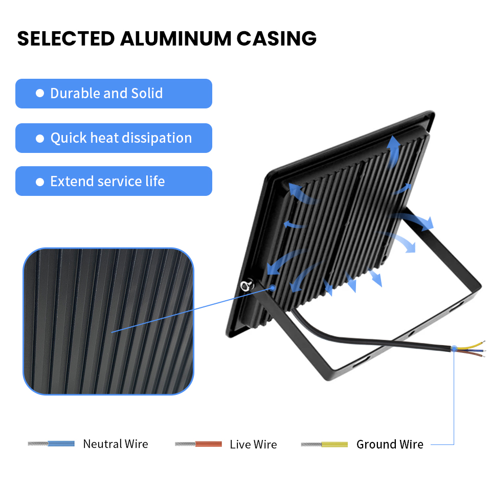 LED Floodlight AC220V 110V 10- - Balance Beam Outdoor recension och pris
