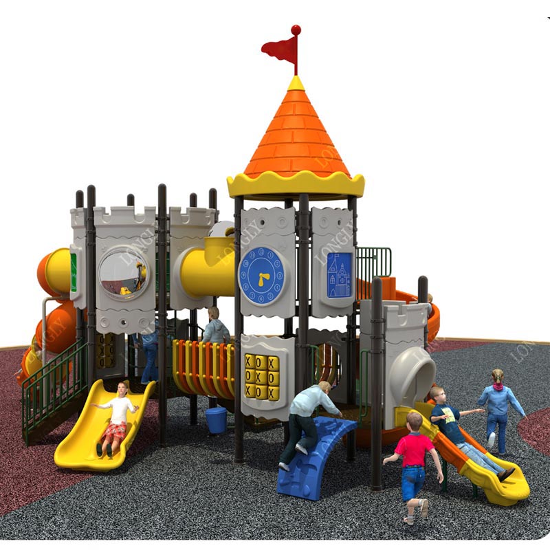 Castle Style Kids Slide for Ou - Kids Outdoor Education recension och pris