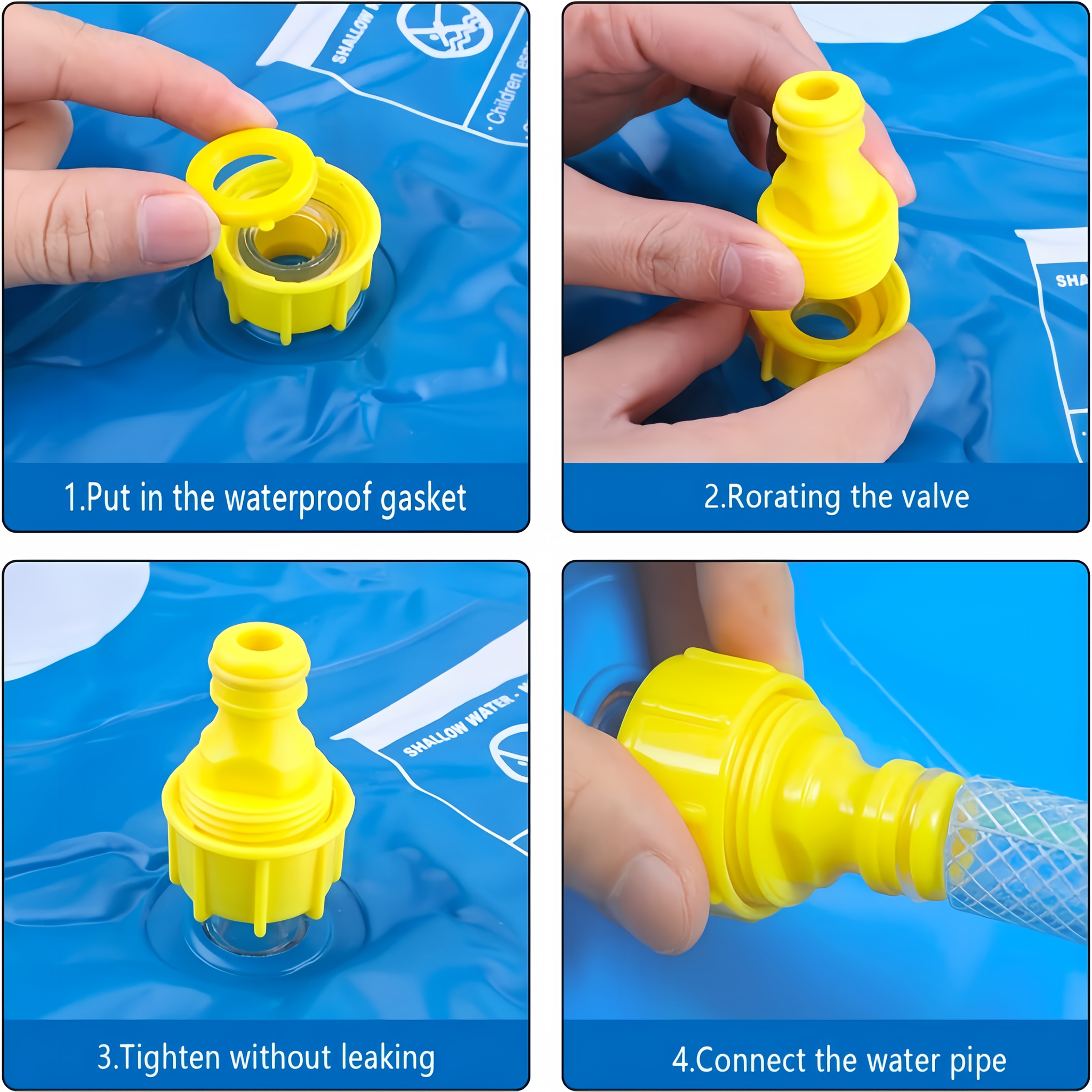 PVC Inflatable Splash Pad Spri - Kids Outdoor Water Sprinkler recension och pris