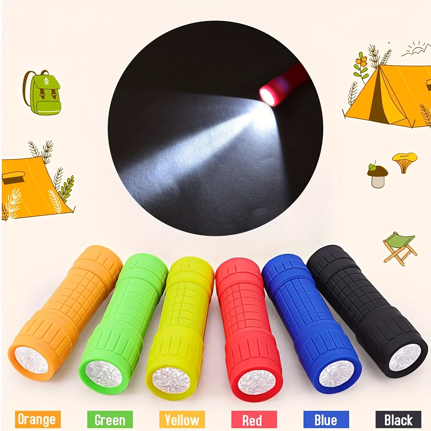 Mini Portable Flashlight Nine  - Kids Outdoor Lights recension och pris