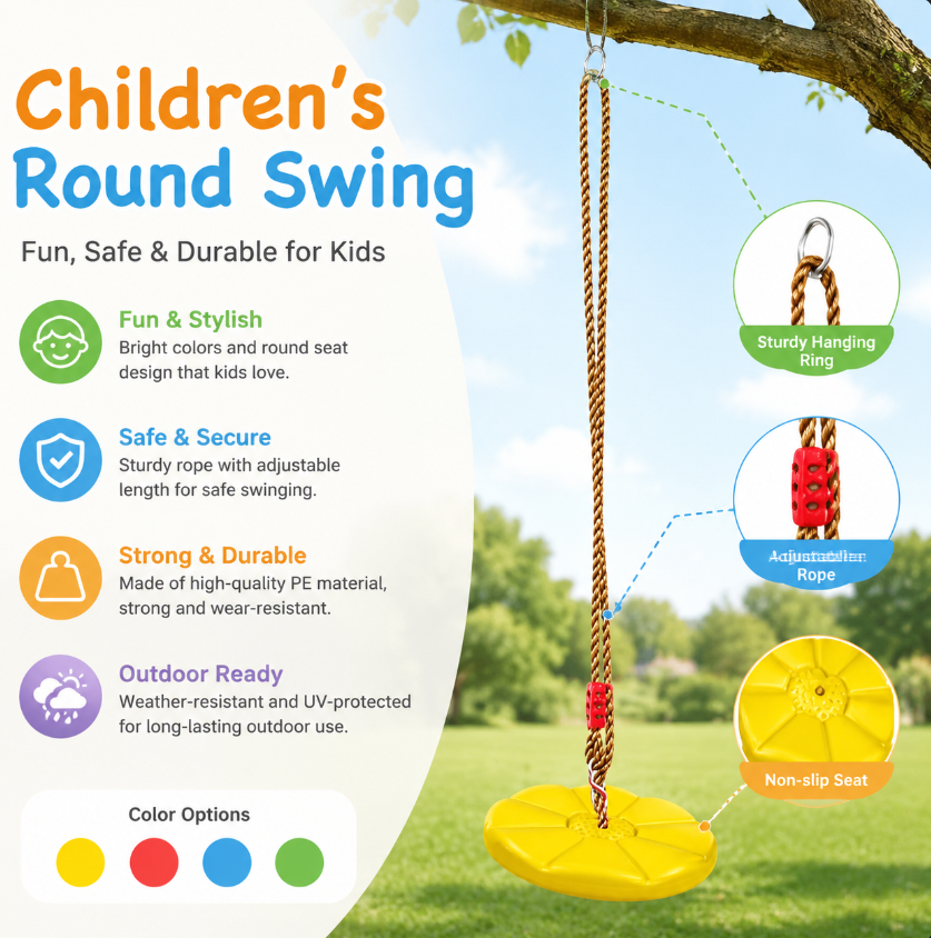 Thickened Octagonal Petal Swin - Kids Outdoor Seating recension och pris