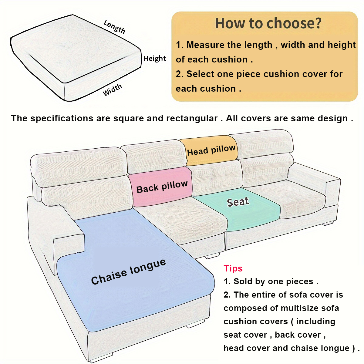 Thicken Sofa Seat Cushion Cove - Kids Outdoor Seating recension och pris