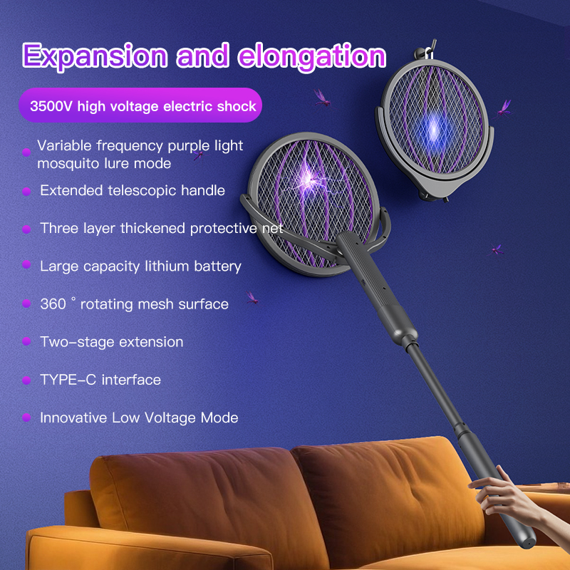 Rotating Mosquito Head Bug Zap - Bug Catching Kit recension och pris