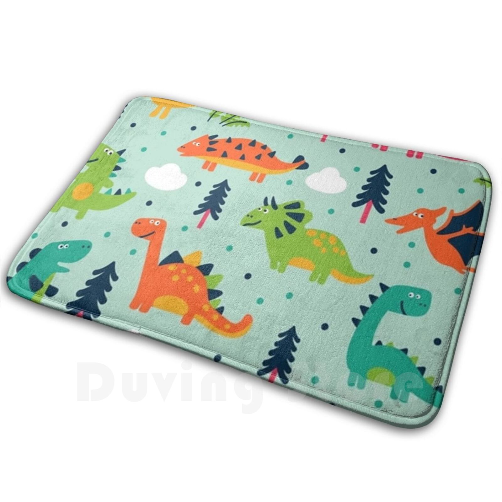 Dino Pattern 2 Soft Non-Slip M - Kids Outdoor Floor Cushions recension och pris