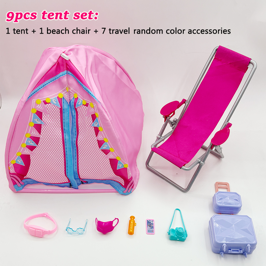 9Pcs Tent Beach Chair Travel A - Kids Outdoor Seating recension och pris