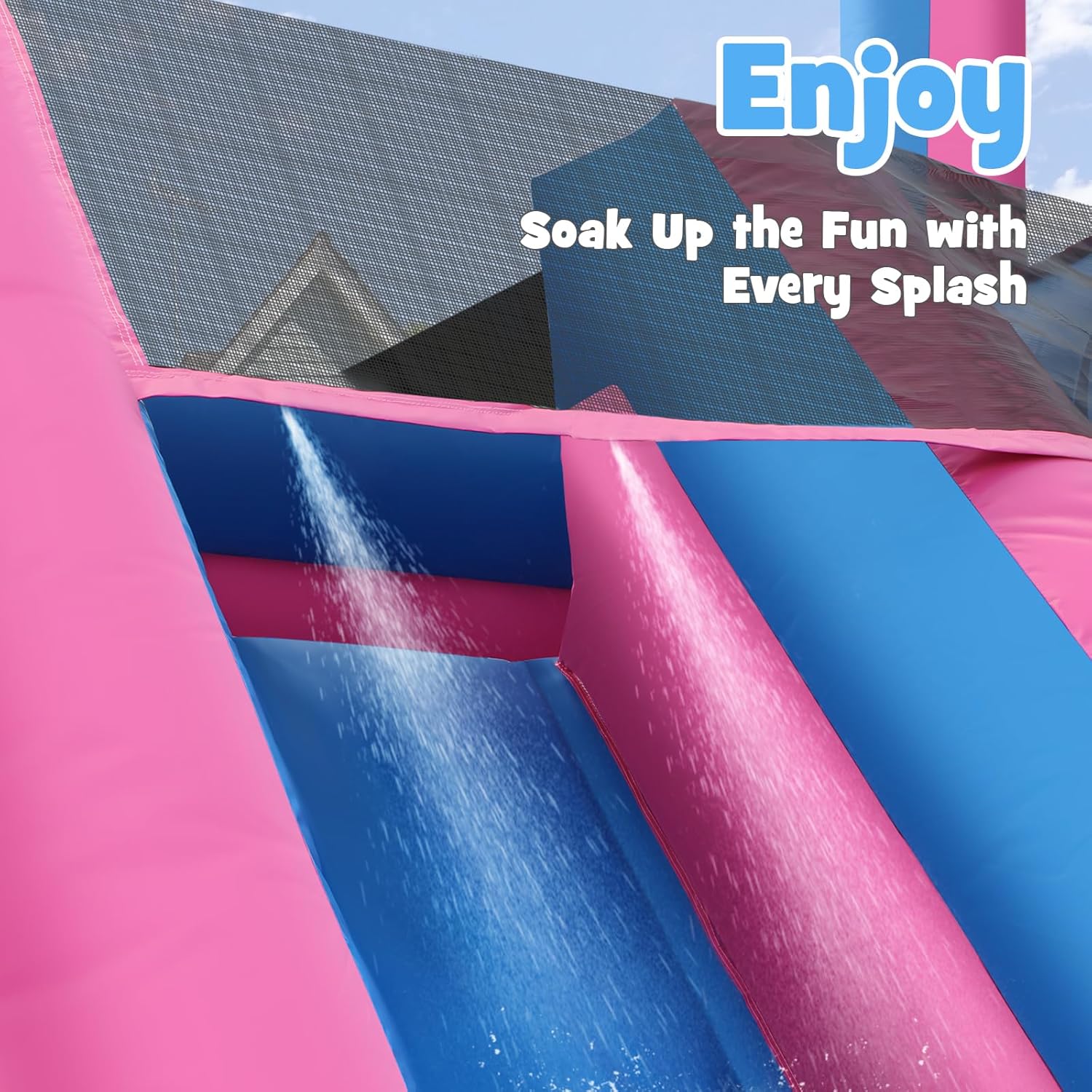 26.2 FT Heavy Duty Inflatable  - Kids Outdoor Water Park recension och pris