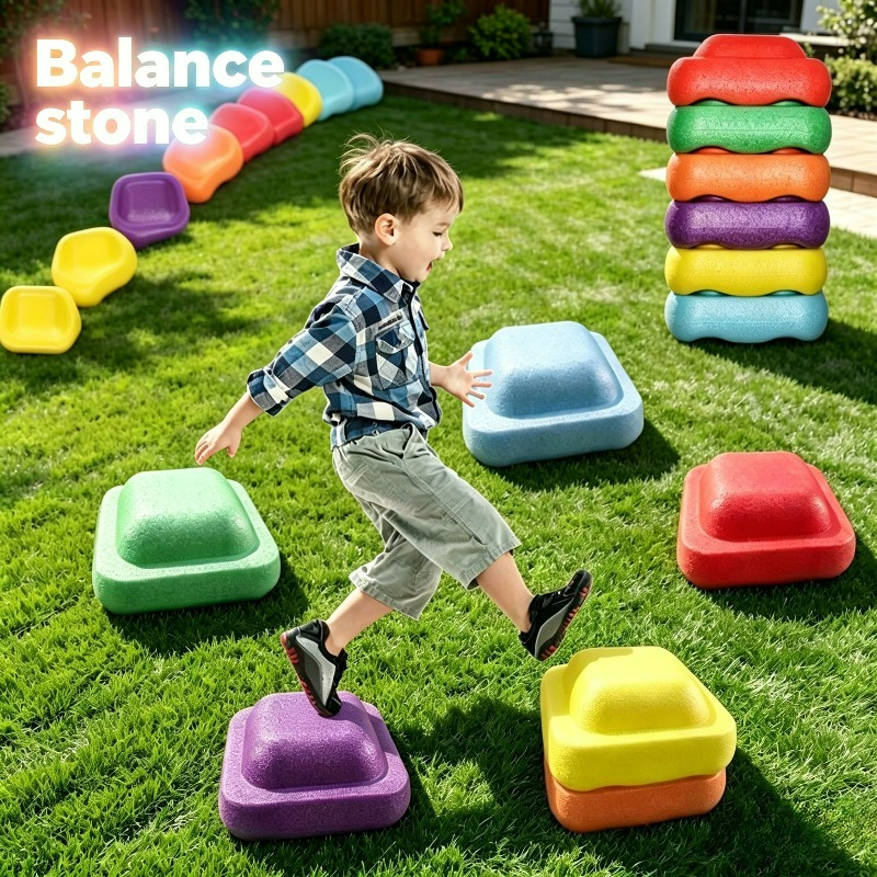 1/3PCS Rainbow Balance Steppin - Outdoor Kids In An Indoor World recension och pris