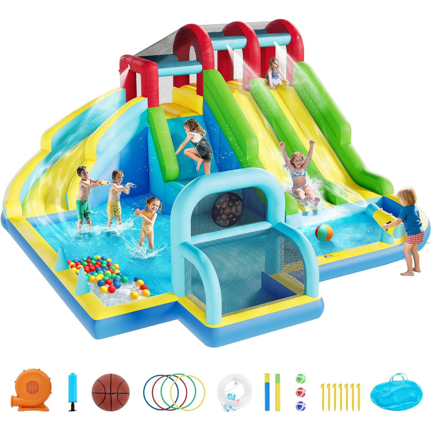 Inflatable Bounce House Oxford - Outdoor Kids In An Indoor World recension och pris
