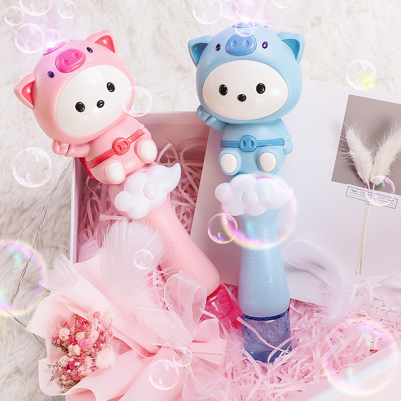 Cartoon Cute Pig Electric Bubb - Outdoor Kids In An Indoor World recension och pris