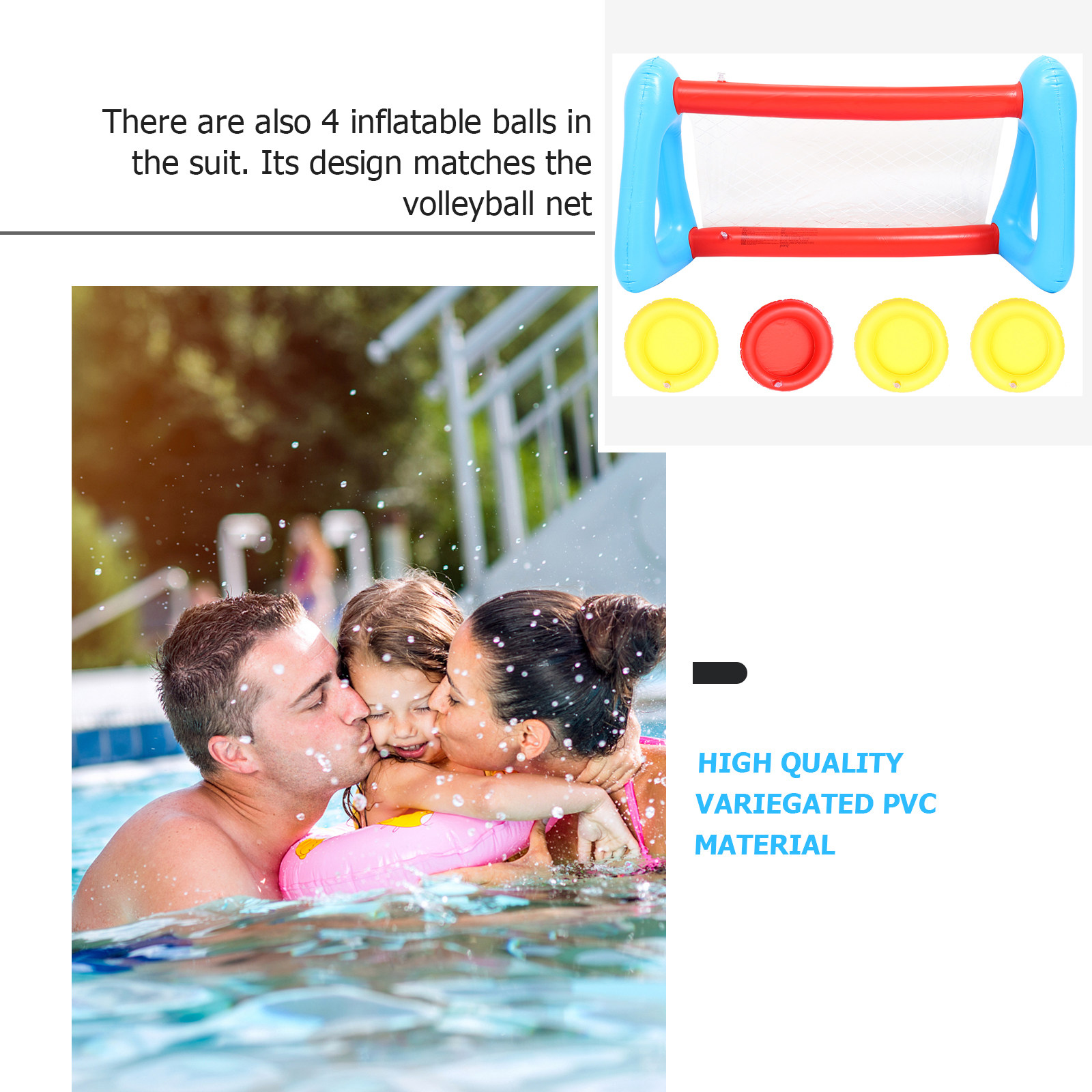 1Set Floating Volleyball Net K - Kids Outdoor Net recension och pris