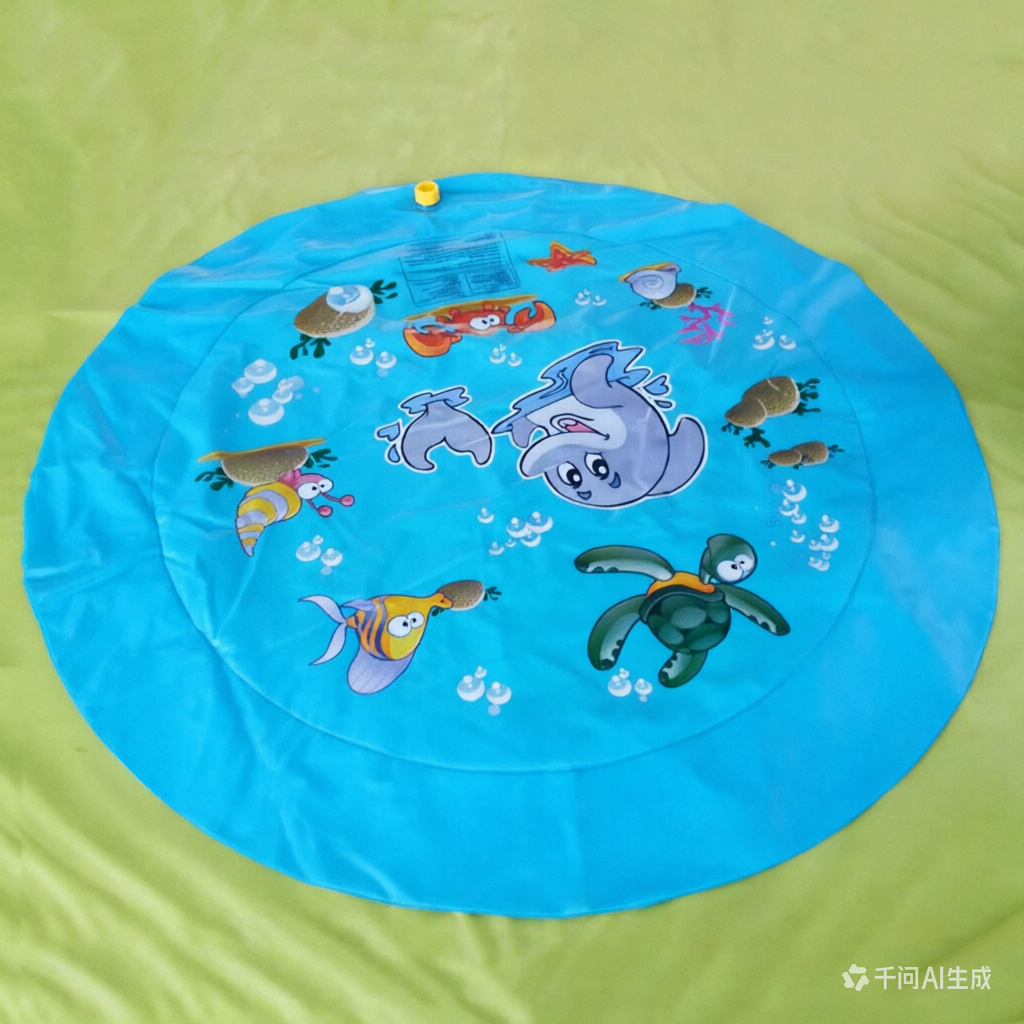 Large Round Water Spray Mat, C - Kids Outdoor Mat recension och pris