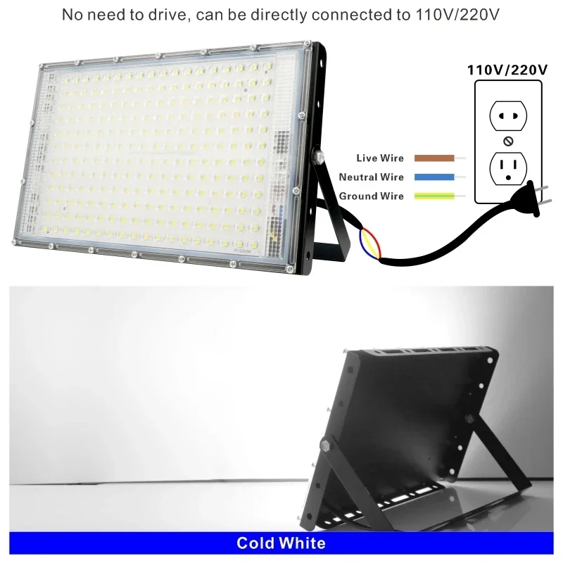 110V 220V Led Flood Light 50W  - Balance Beam Outdoor recension och pris