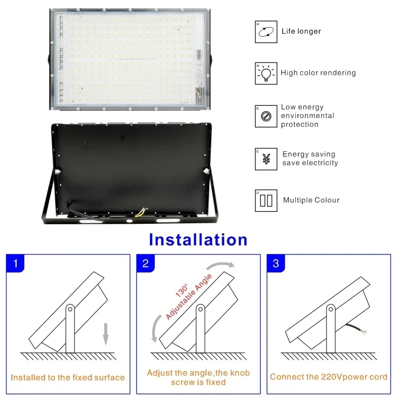 110V 220V Led Flood Light 50W  - Balance Beam Outdoor recension och pris
